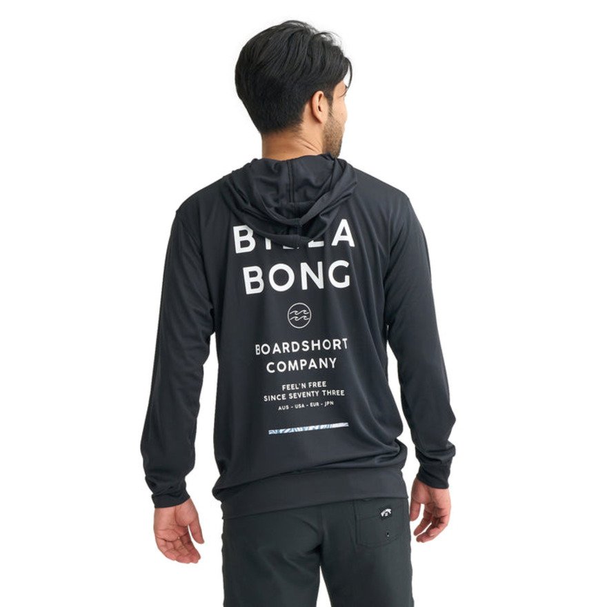 BILLABONG フード付きネイビーウェア　Mサイズ ビラボン（BILLABONG）（メンズ）ジップフードラッシュガード 長袖