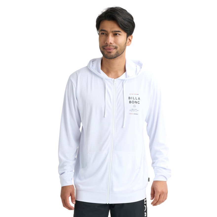 ビラボン（BILLABONG）（メンズ）ジップフードラッシュガード 長袖