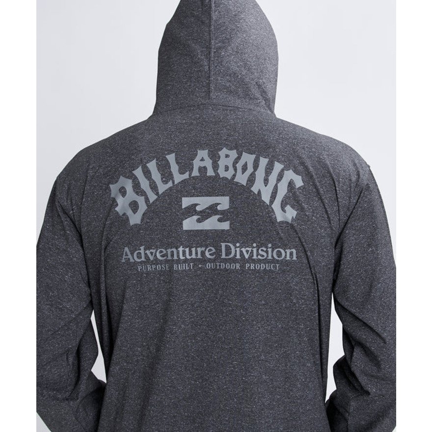 ビラボン（BILLABONG）（メンズ）ジップラッシュガード 長袖 SURF FLEX ZIP 26SP BG011860 BKH