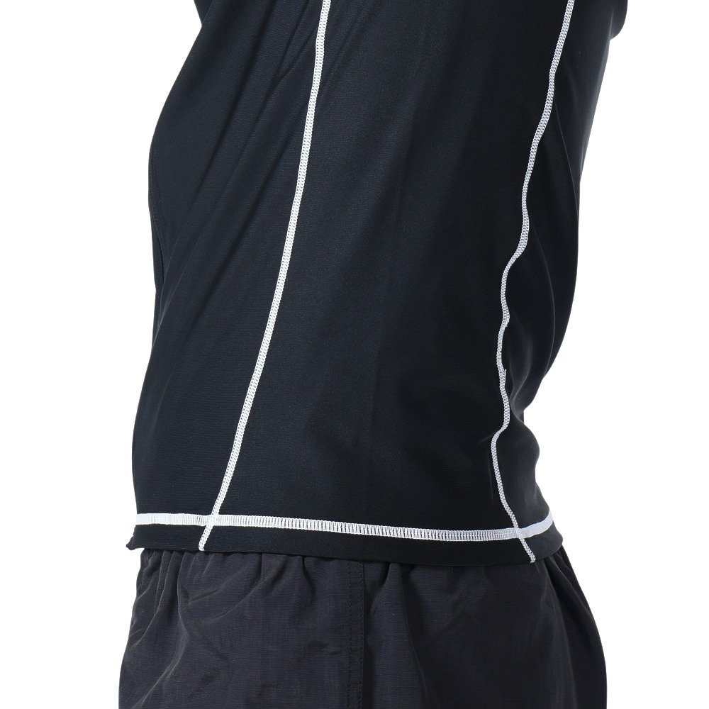 オーシャンパシフィック（Ocean Pacific）（メンズ）ラッシュガード 半袖 Tシャツ ジップアップ UVカット UPF50+ 紫外線対策 513483BLK