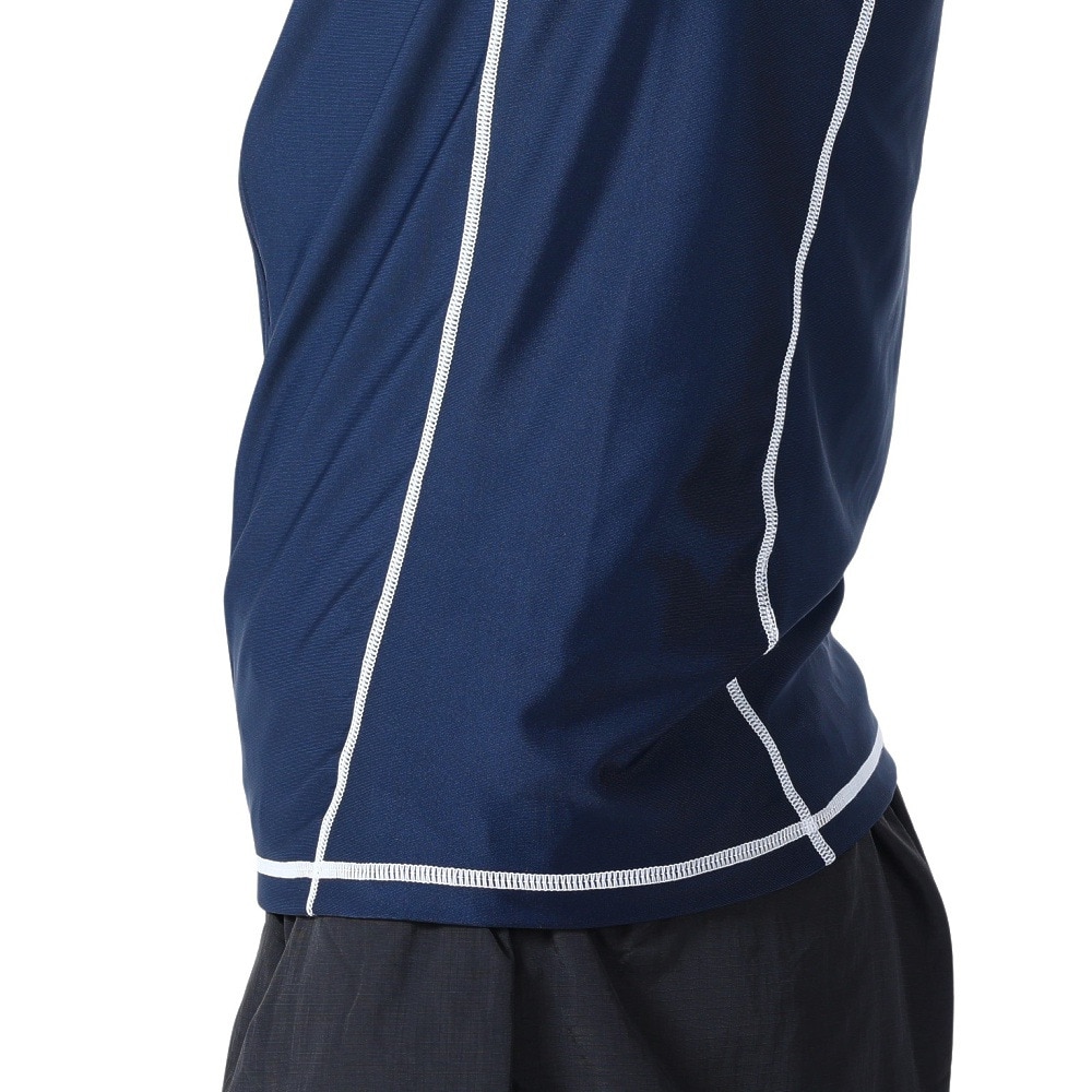 オーシャンパシフィック（Ocean Pacific）（メンズ）ラッシュガード 半袖 Tシャツ ジップアップ UVカット UPF50+ 紫外線対策 513483NVY