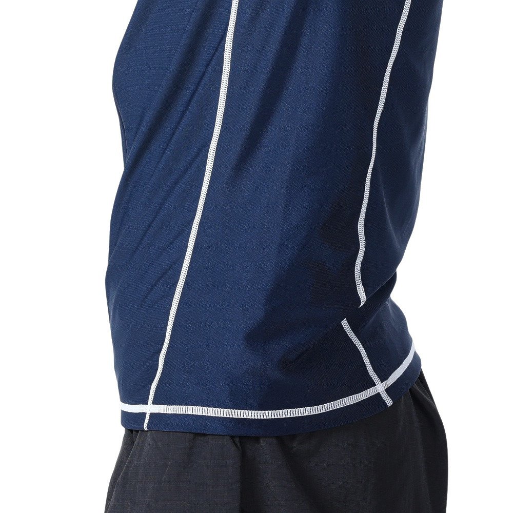 オーシャンパシフィック（Ocean Pacific）（メンズ）ラッシュガード 半袖 Tシャツ ジップアップ UVカット UPF50+ 紫外線対策 513483NVY
