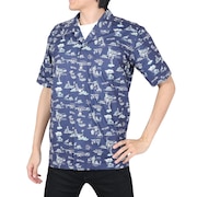 オーシャンパシフィック（Ocean Pacific）（メンズ）ラッシュガード 総柄UVシャツ 510491NVY
