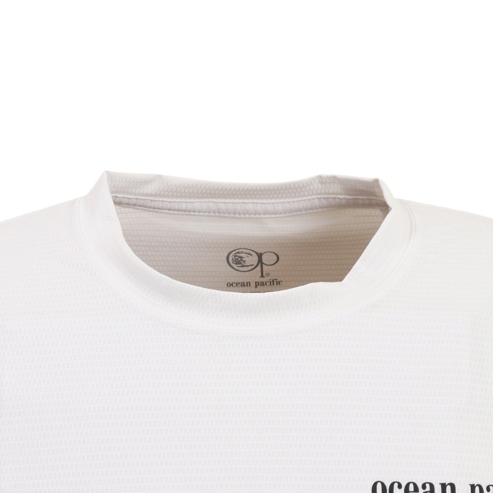 オーシャンパシフィック（Ocean Pacific）（メンズ）ラッシュガード 長袖 ロンT 512468WHT ホワイト 白 水陸両用 UVカット 紫外線対策 吸汗 速乾
