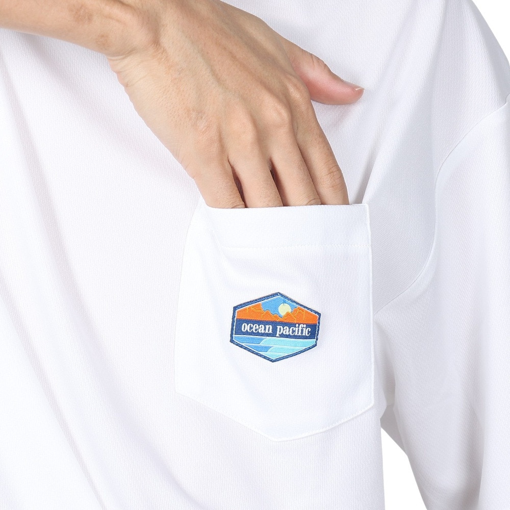 オーシャンパシフィック（Ocean Pacific）（メンズ）ラッシュガード メンズ 半袖UVTシャツ 512471WHT
