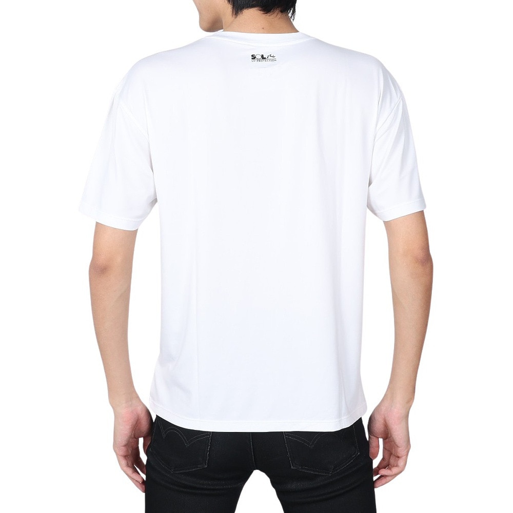 ラスティ（RUSTY）（メンズ）ラッシュガード 半袖Tシャツ 912464WHT ホワイト 水陸両用 UVカット 紫外線対策