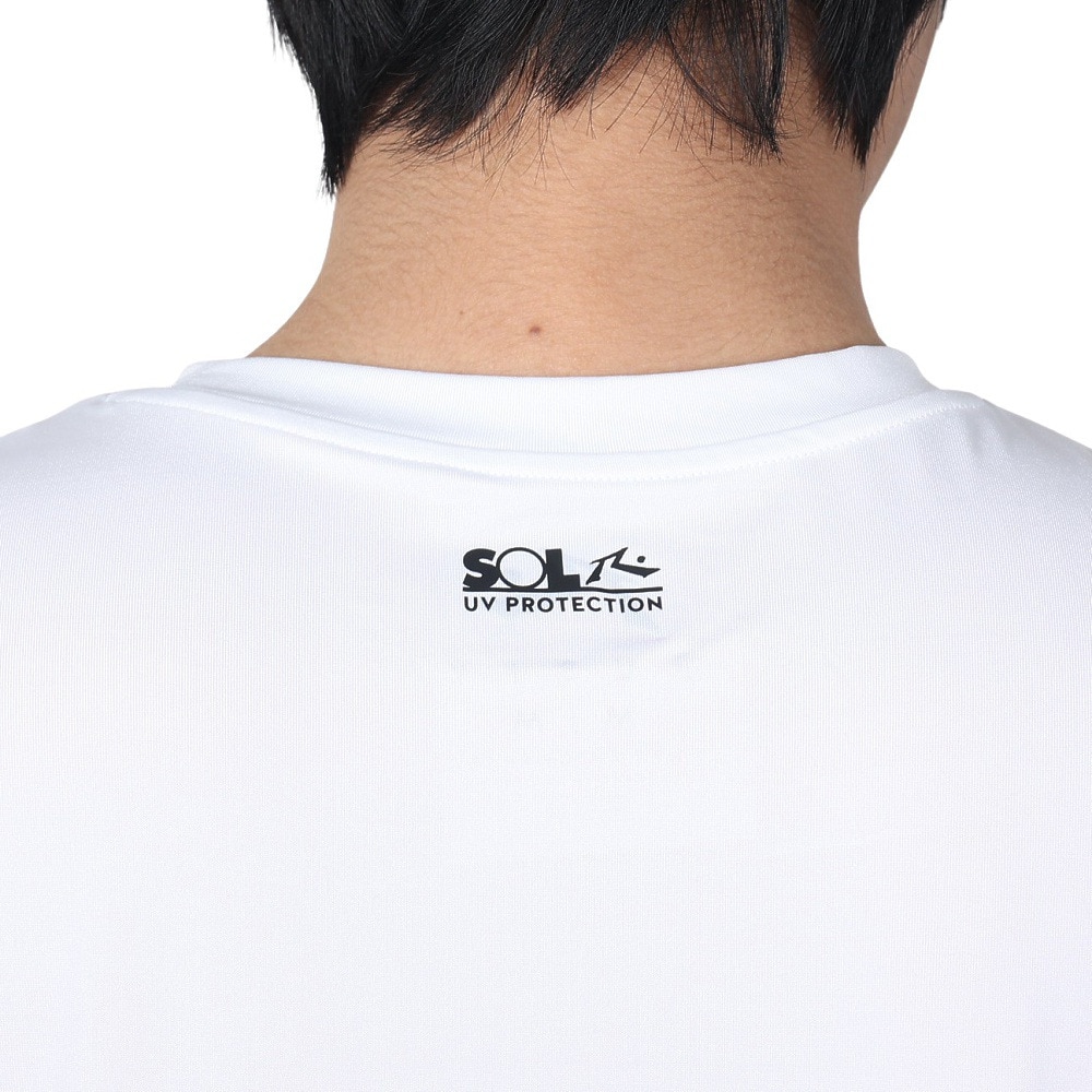 ラスティ（RUSTY）（メンズ）ラッシュガード 半袖Tシャツ 912464WHT ホワイト 水陸両用 UVカット 紫外線対策