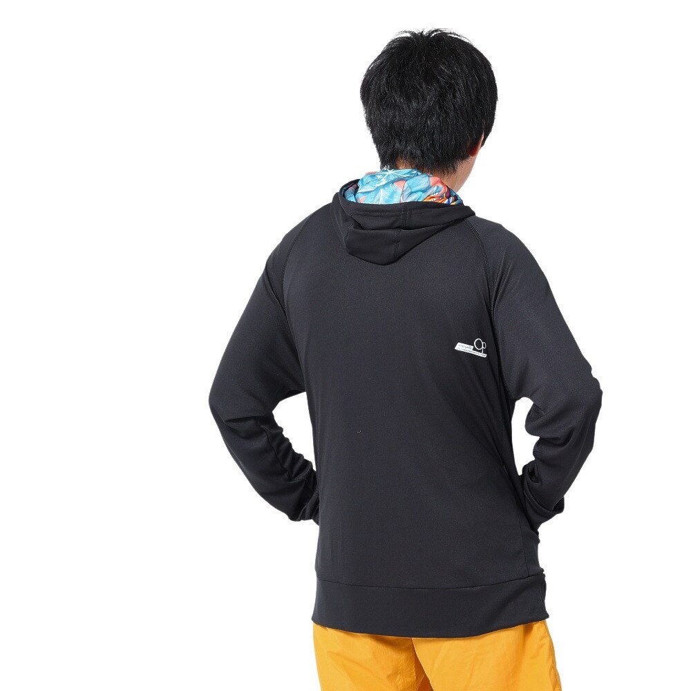 オーシャンパシフィック（Ocean Pacific）（メンズ）ラッシュガード 長袖 パーカー UVカット 紫外線対策 接触冷感 513461BLK ブラック