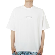 (メンズ)ラッシュガード 半袖 Tシャツ UVカット 体型カバー ホワイト 910472-WHT