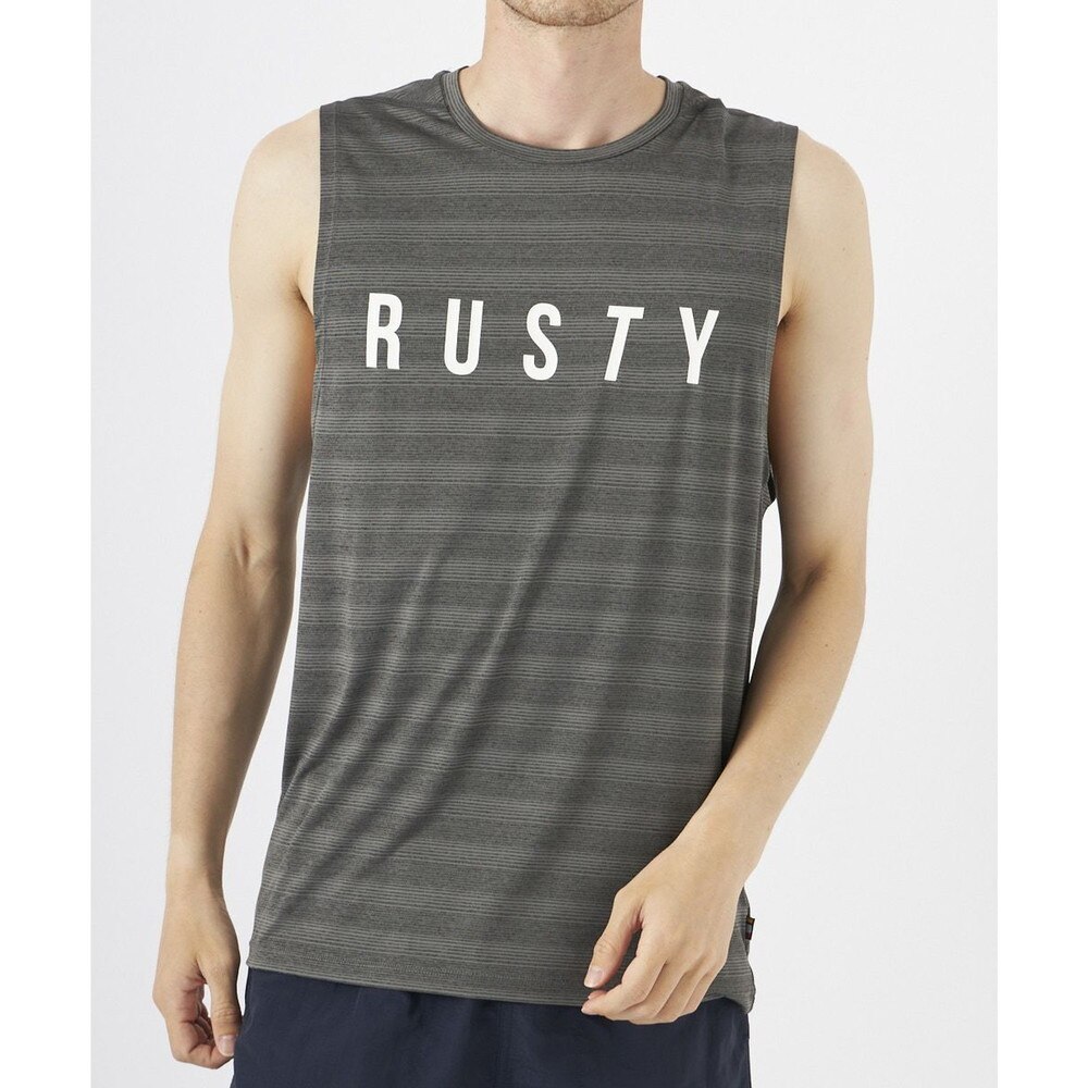 オンラインショップ】 ラスティ RUSTY メンズ ラッシュガード タンクトップ UVカット 吸汗速乾 912466