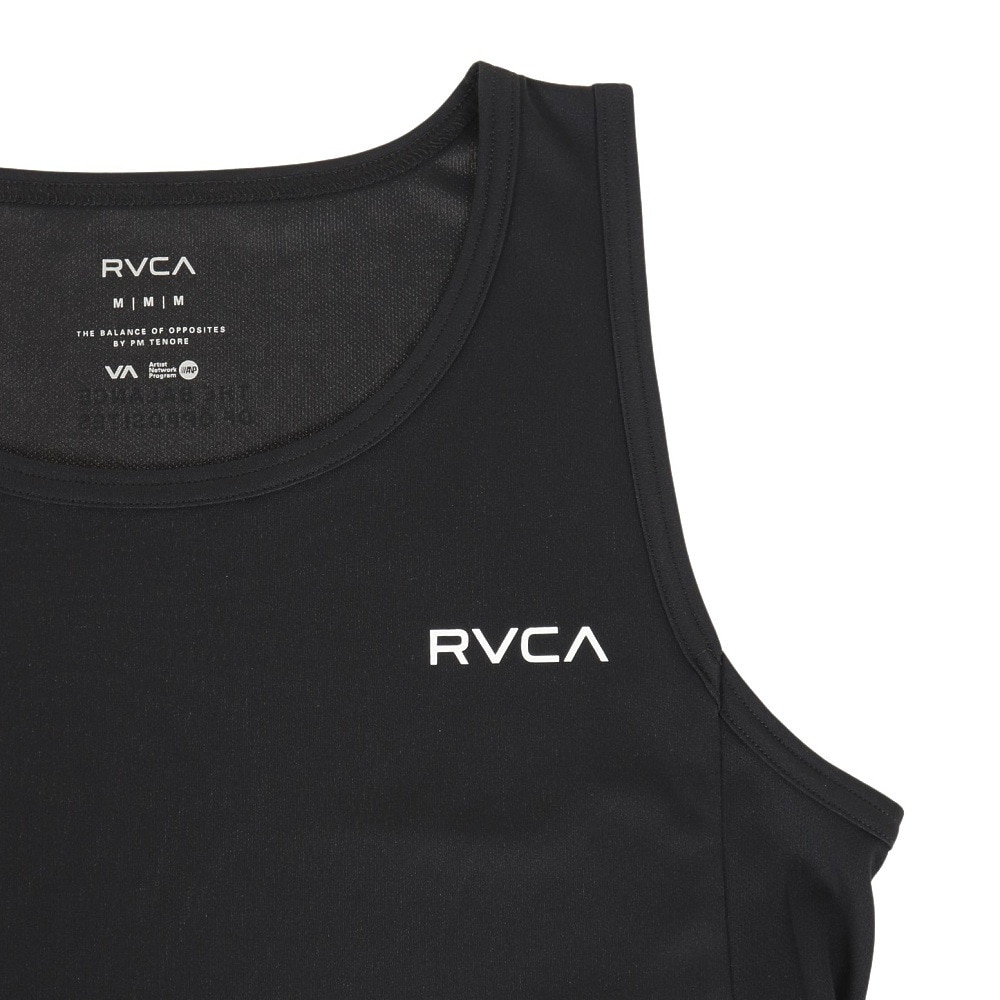 ルーカ（RVCA）（メンズ）UPF50+ 速乾 ストレッチ タンクトップ ラッシュガード SMALL MESH TANK BD041356 BLK