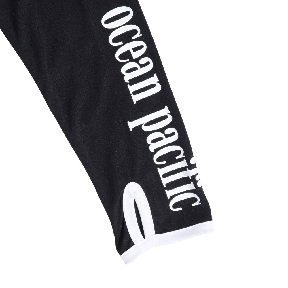 オーシャンパシフィック（Ocean Pacific）（メンズ）ラッシュガード 長袖 フード無し UVスタンドジップパーカー 5144642BLK