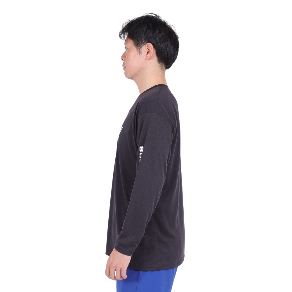 ラスティ（RUSTY）（メンズ）ラッシュガード UVメッシュ 長袖Tシャツ 水陸両用 914480BLK