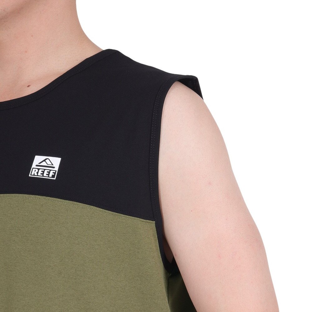 リーフ（REEF）（メンズ）ラッシュガード BICOLOR ラッシュタンクトップ RFTEM2423-OLV