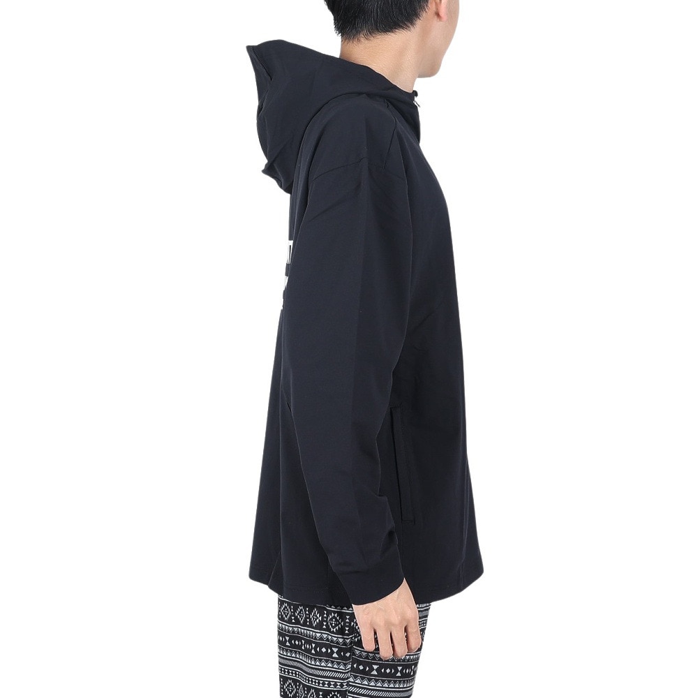RUSTY(ラスティ)_レディース_ジップパーカー【ブラック(BLK)】_955030 セール】【RUSTY/ラスティー】UVジップパーカー バックプリント