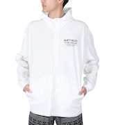 (メンズ)ラッシュガード 長袖 パーカー UVカット 水陸両用 ペアテックスパーカー 913460WHT