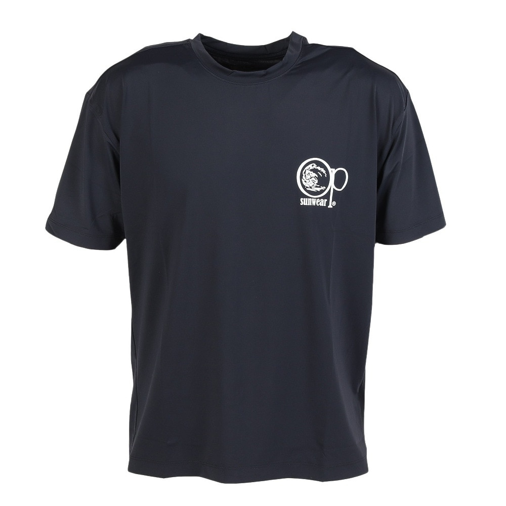 オーシャンパシフィック（Ocean Pacific）（メンズ）ラッシュガード 冷感UVTシャツ 515454BK