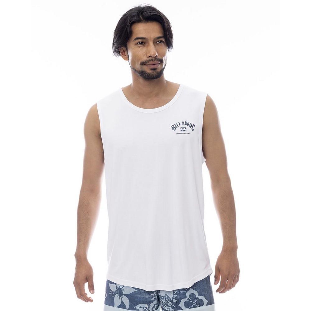 ビラボン（BILLABONG）（メンズ）ラッシュガード タンクトップ BF011857 WHT