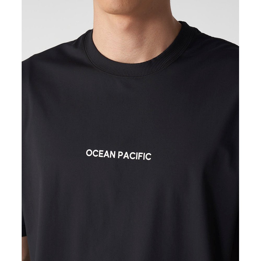 オーシャンパシフィック（Ocean Pacific）（メンズ）ラッシュガード 水陸両用 ワンポイントロゴ半袖Tシャツ 516466BK