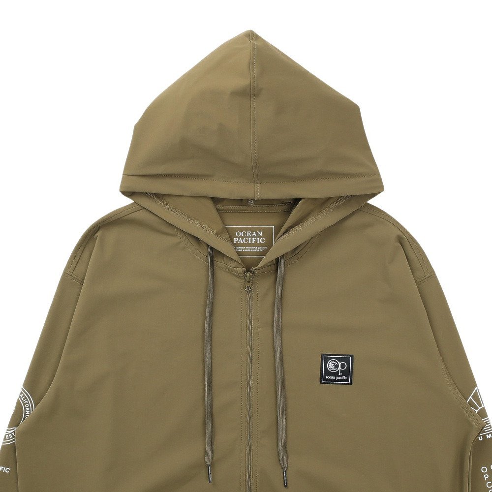オーシャンパシフィック（Ocean Pacific）（メンズ）ラッシュガード ナイロンストレッチパーカーグラフィック 516477KH