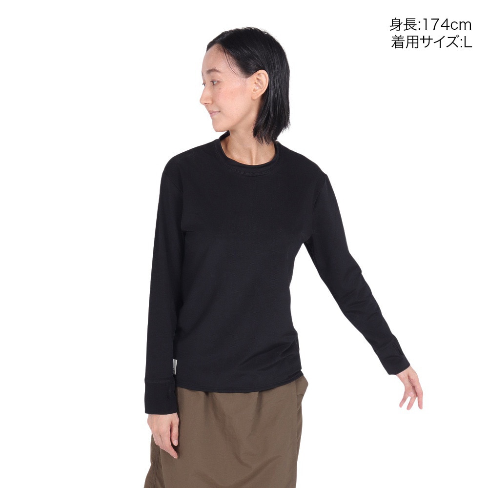 フットマーク（FOOTMARK）（レディース）ラッシュガード 長袖 プルオーバーTシャツ アクアホール 0241866-09.