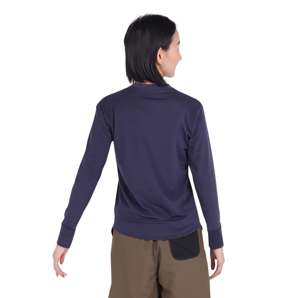 フットマーク（FOOTMARK）（レディース）ラッシュガード 長袖 プルオーバーTシャツ アクアホール 0241866-19