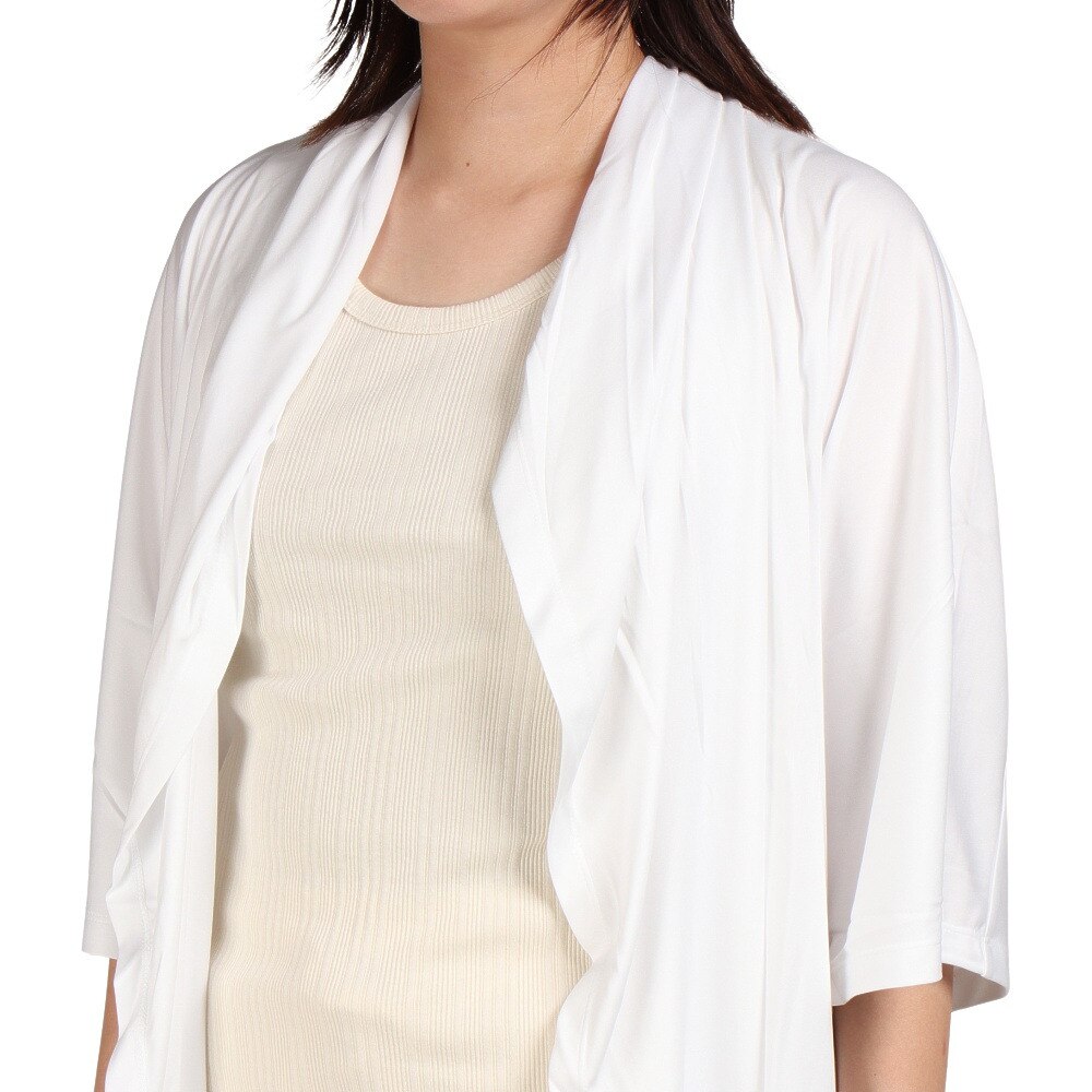 ハーレー（HURLEY）（レディース）マリン ラッシュガード カーディガン 五分丈 CARLITA KIMONO 21 GKHZLY18-10A 体型カバー UVカット 紫外線対策 UPF50+ 長袖