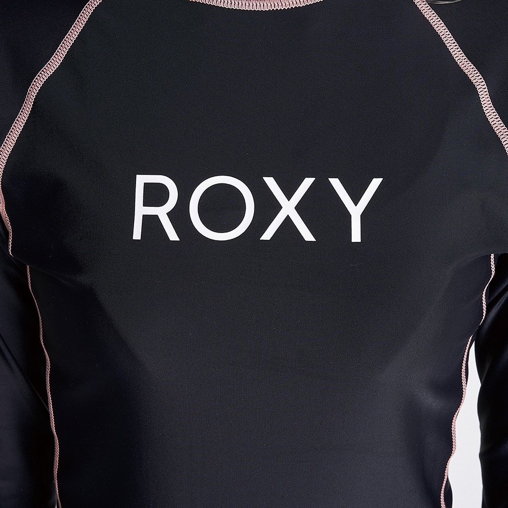 ロキシー（ROXY）（レディース）ラッシュガード 長袖 UVカット 紫外線対策 吸汗速乾 RASHIE RLY225055BLK ブラック