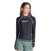 ロキシー（ROXY）（レディース）ラッシュガード 長袖 UVカット 紫外線対策 吸汗速乾 RASHIE RLY225055BLK ブラック