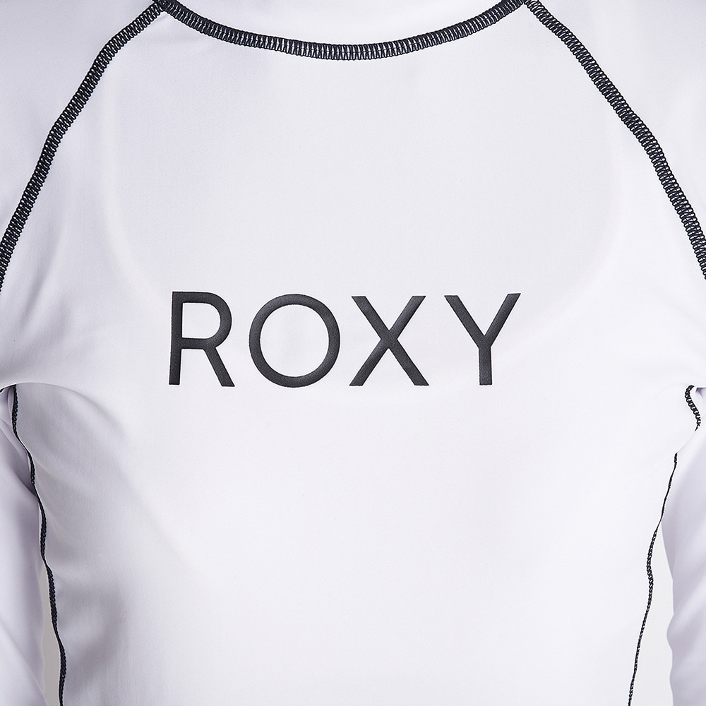 ロキシー（ROXY）（レディース）ラッシュガード 長袖 UVカット 紫外線対策 吸汗速乾 RASHIE RLY225055WHT ホワイト