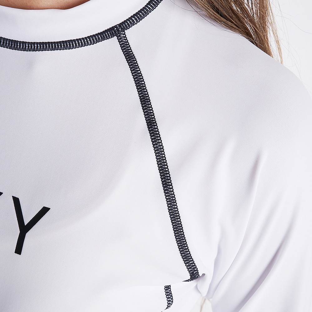 ロキシー（ROXY）（レディース）ラッシュガード 長袖 UVカット 紫外線対策 吸汗速乾 RASHIE RLY225055WHT ホワイト