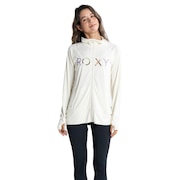 ロキシー（ROXY）（レディース）ラッシュガード 長袖 パーカー UVカット 紫外線対策 水陸両用 ホワイト MERMAID LOGO STAND RLY231029OWT