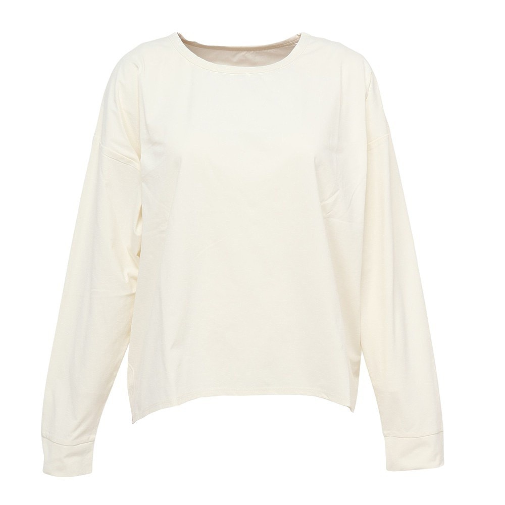 フットマーク（FOOTMARK）（レディース）ラッシュガード 長袖 プルオーバーTシャツ UVカット 紫外線対策 水陸両用 虫よけ NATURAL 3100207-01