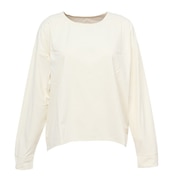 (レディース)ラッシュガード 長袖 プルオーバーTシャツ UVカット 紫外線対策 水陸両用 虫よけ NATURAL 3100207-01