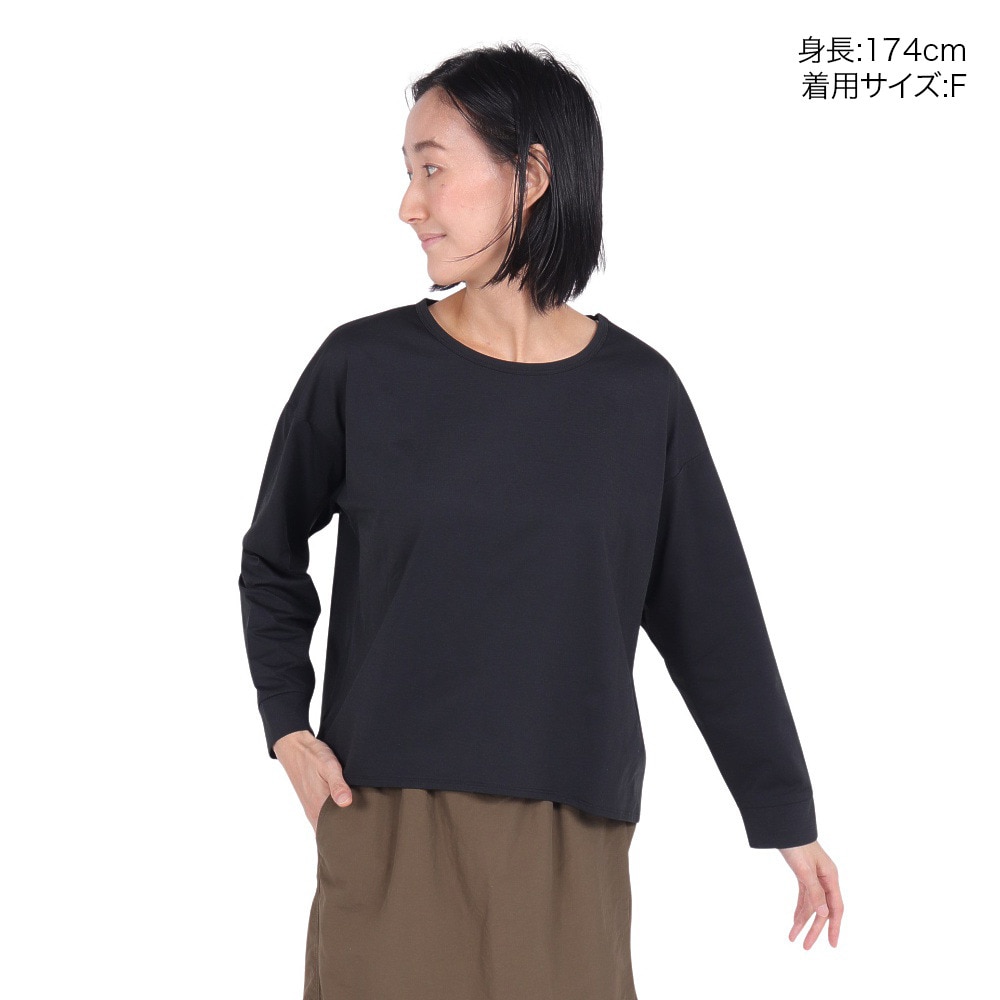 フットマーク（FOOTMARK）（レディース）ラッシュガード 長袖 プルオーバーTシャツ UVカット 防虫&吸水速乾 NATURAL 3100207-09