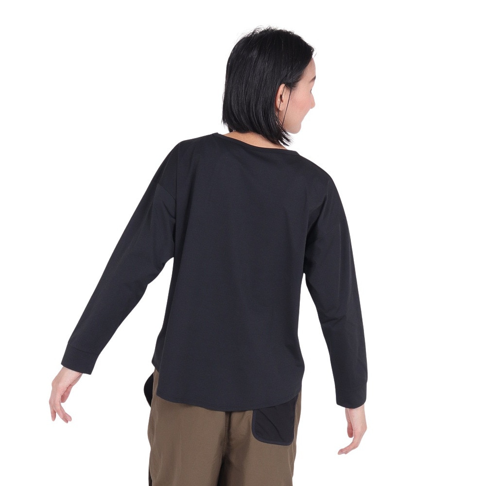 フットマーク（FOOTMARK）（レディース）ラッシュガード 長袖 プルオーバーTシャツ UVカット 防虫&吸水速乾 NATURAL 3100207-09