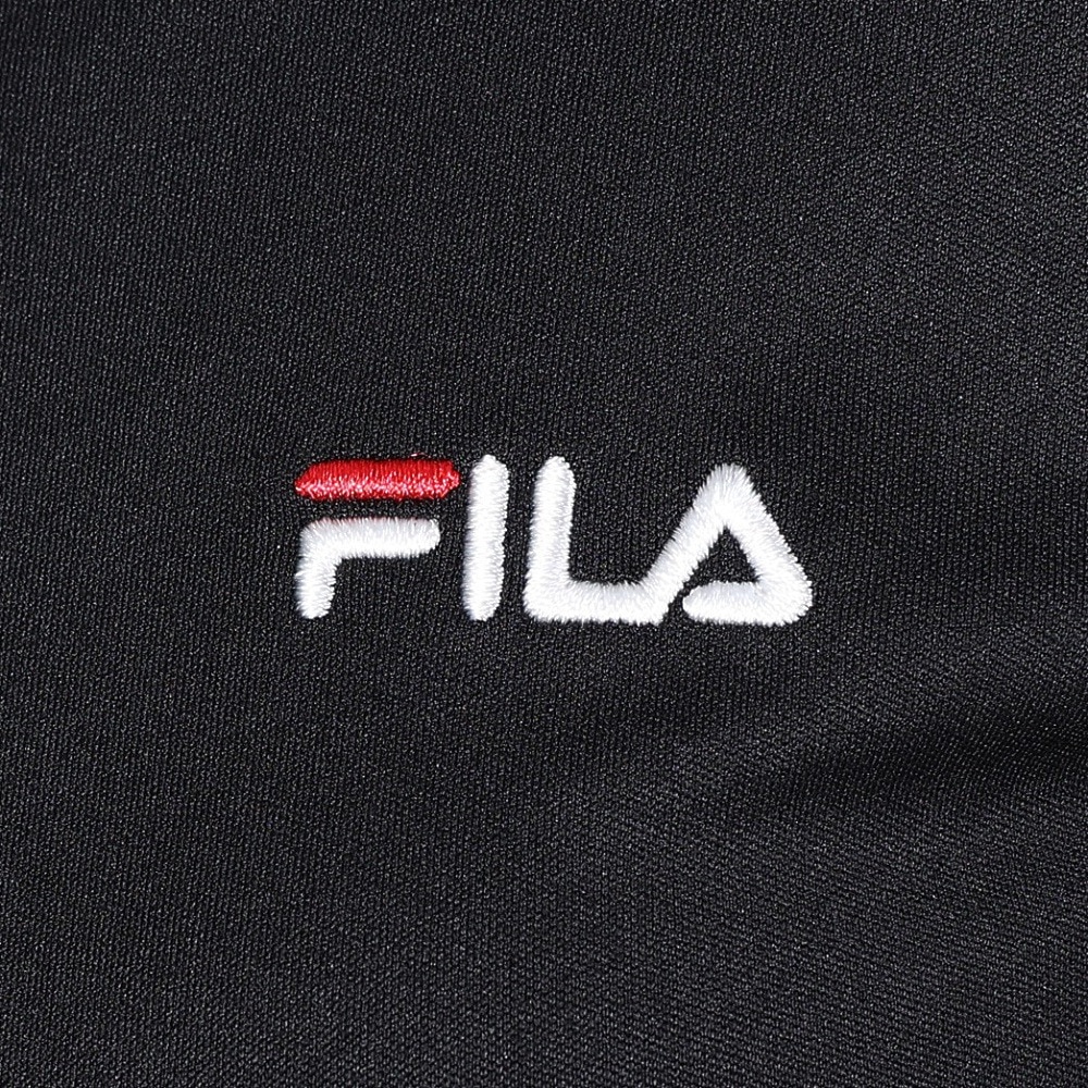 フィラ（FILA）（レディース）ラッシュガード パーカー レディース ブラック PE スムース 222721-1-BK 長袖