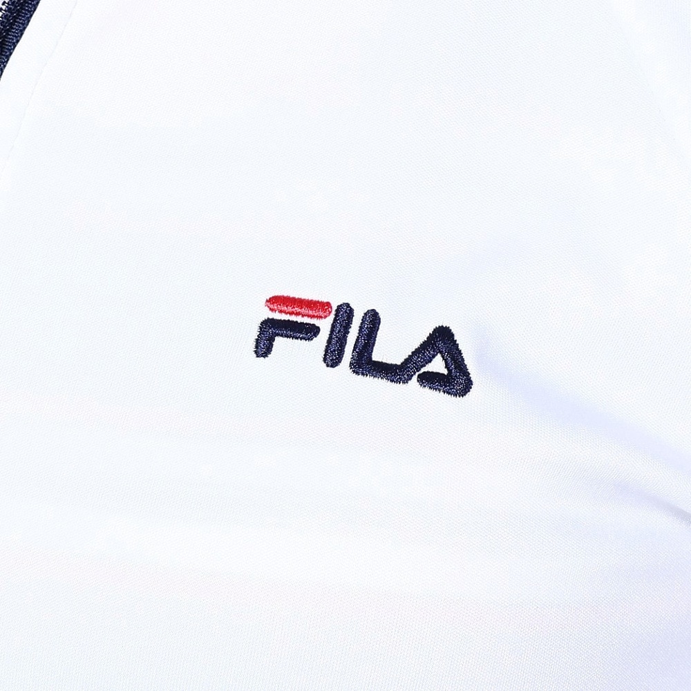 フィラ（FILA）（レディース）ラッシュガード パーカー レディース ホワイト PE スムース ラッシュガード 222721-1-WT 長袖