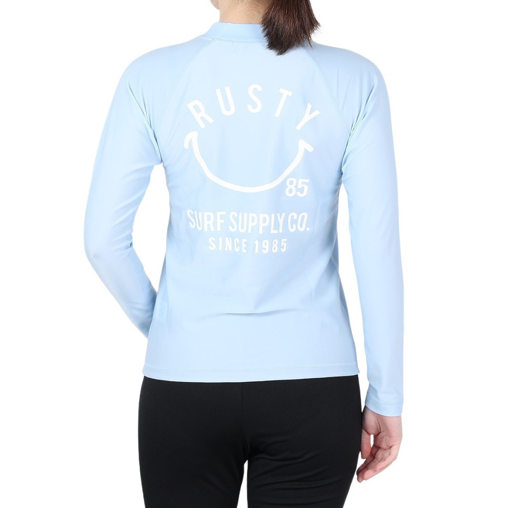 ラスティ（RUSTY）（レディース）ラッシュガード 長袖 UVカット 923480BLU