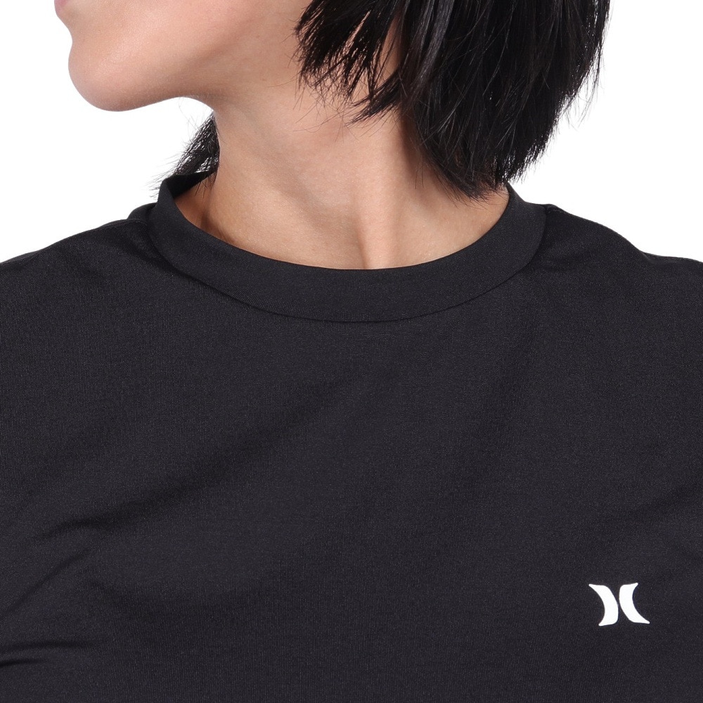 ハーレー（HURLEY）（レディース）ラッシュガード ファントム ロングスリーブ シャツ CRE カップ付き 水陸両用 WRG2421045-BLK