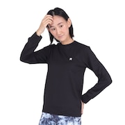 (レディース)ラッシュガード ファントム ロングスリーブ シャツ CRE カップ付き 水陸両用 WRG2421045-BLK