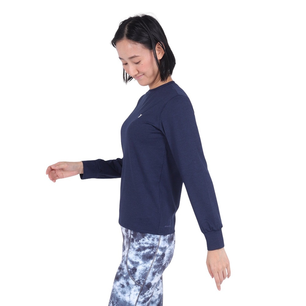 ハーレー（HURLEY）（レディース）ラッシュガード ファントム ロングスリーブ シャツ CRE カップ付き 水陸両用 WRG2421045-NVY