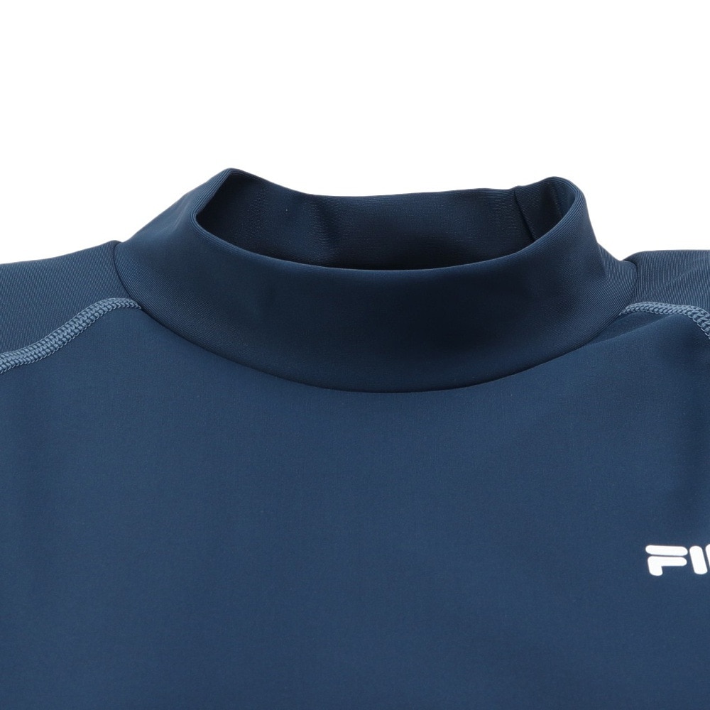 フィラ（FILA）（レディース）ラッシュガード 長袖 2Way 無地 344631 NV