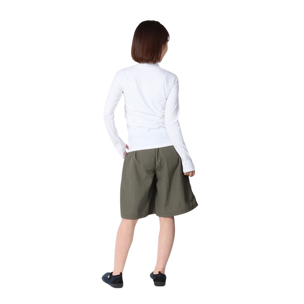 フィラ（FILA）（レディース）ラッシュガード 長袖 2Way 無地 344631 -WT