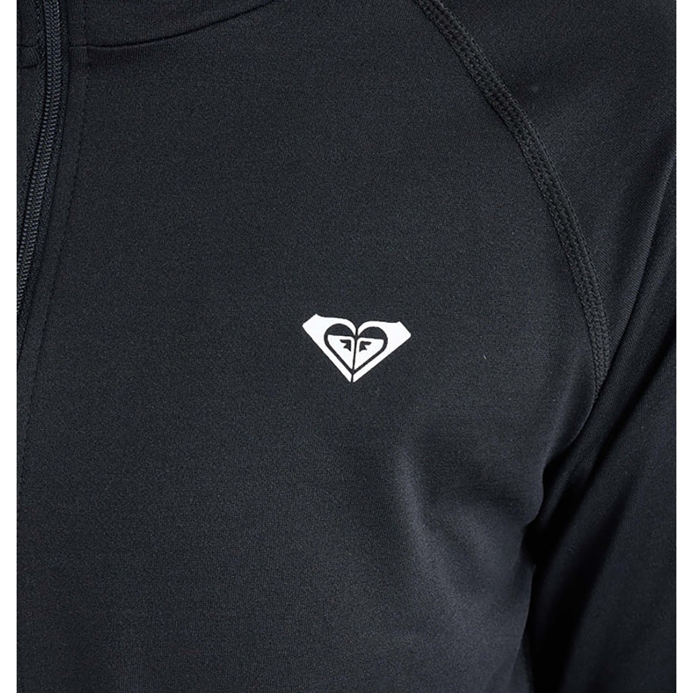 ロキシー（ROXY）（レディース）ラッシュガード 長袖 HISTORICAL LOGO HOODIE ラッシュガード 25SPRLY251032BLK