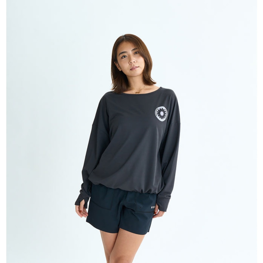 ロキシー（ROXY）（レディース）ラッシュガード 長袖 WILD FLOWER 25SURLY252025BBK