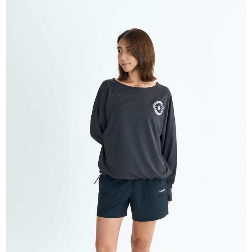 ロキシー（ROXY）（レディース）ラッシュガード 長袖 WILD FLOWER 25SURLY252025BBK