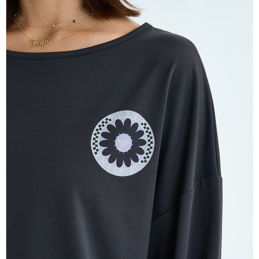 ロキシー（ROXY）（レディース）ラッシュガード 長袖 WILD FLOWER 25SURLY252025BBK