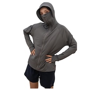 (レディース)ラッシュガード 長袖 ツバ付きUVパーカー RHP T WGY L