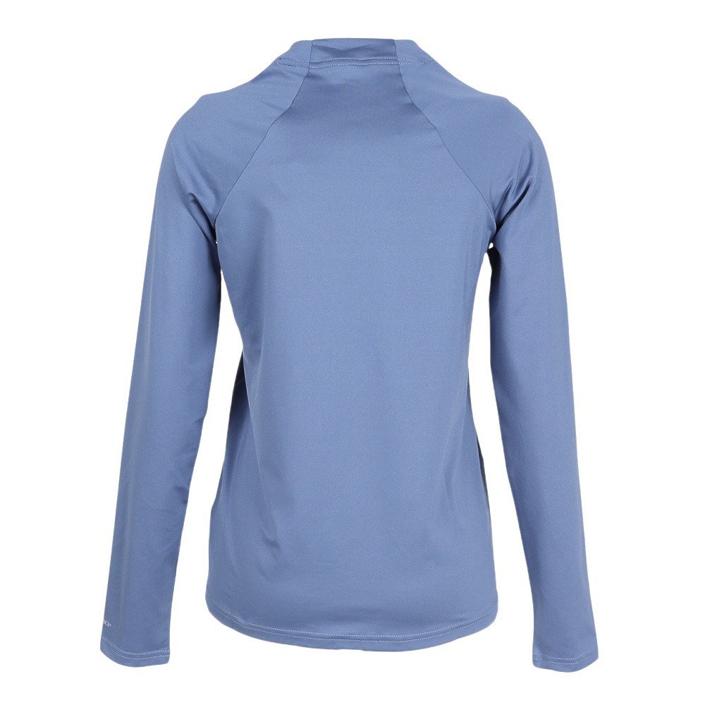 ナイキ（NIKE）（レディース）ラッシュガード エッセンシャル ソリッド ロングスリーブ 長袖 ハイドロガード NESSA386-N097